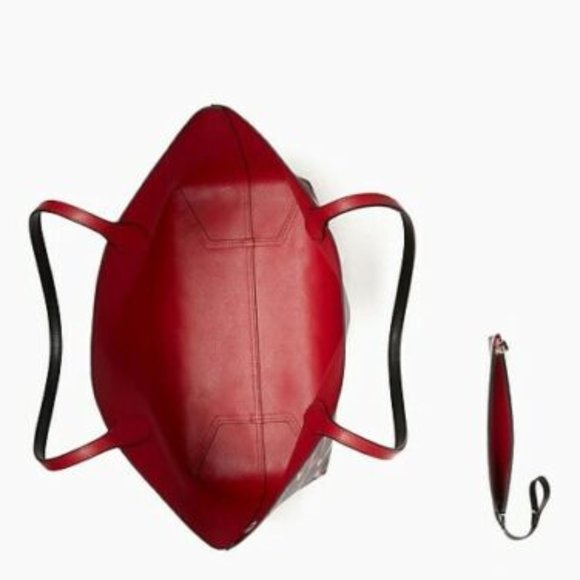 Kate Spade Wrapping Party Large Reversible Tote with Detachable Wristlet - Picture 5 of 8